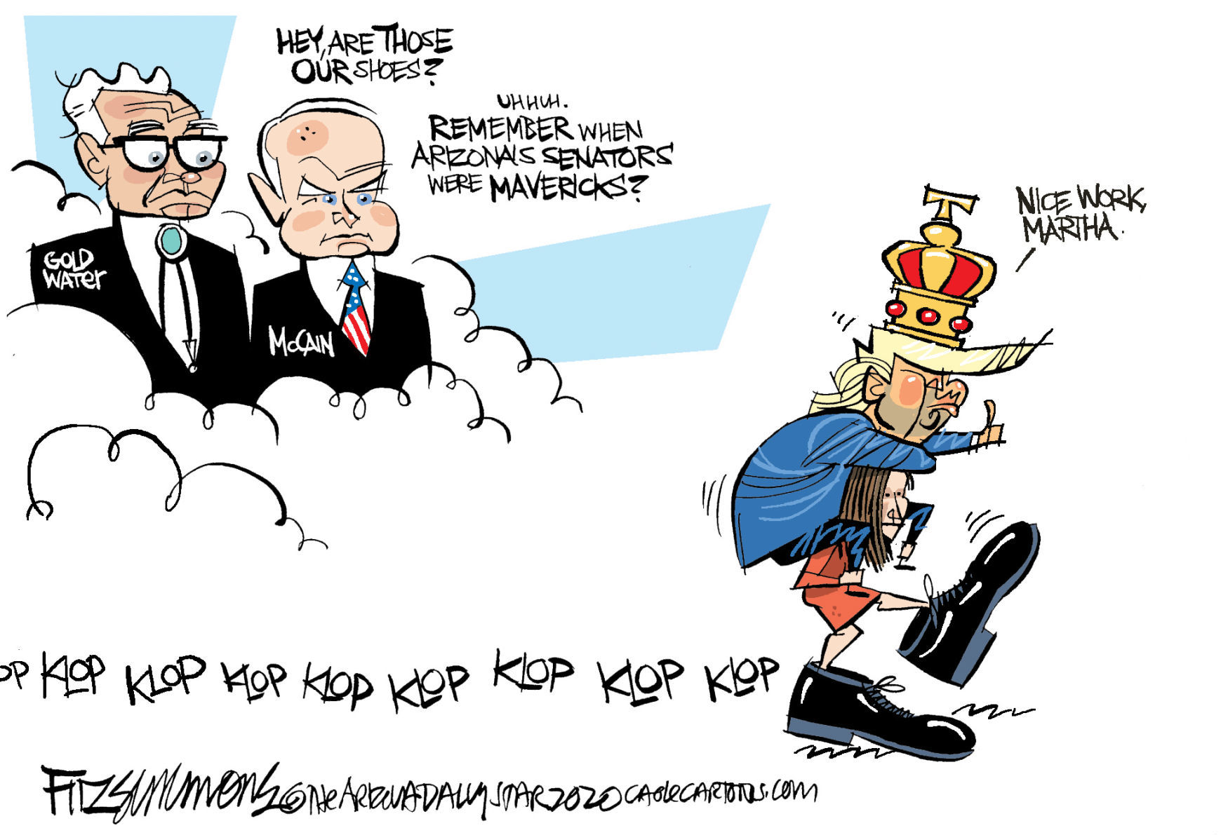 Daily Fitz Cartoon: McSally forth